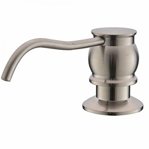 Antique Country Deck Mount Brushed Nickel Kitchen Sink Granite Countertop Hand Pump Replacement Liquid Soap Dispenser