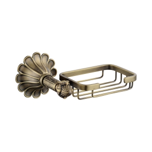 Sunflower Series Antique Brass Old Style Soap Basket
